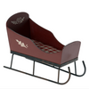 Maileg Red Christmas Sleigh -Mini . Maileg Red Christmas Sleigh -Mini .