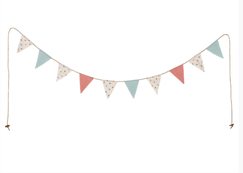 Maileg Garland Mini - 10 flags.