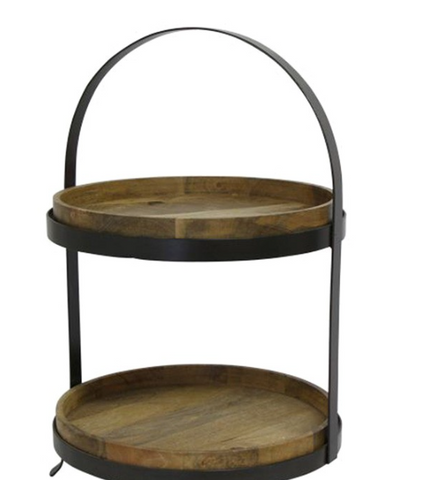 Ploughmans 2 tier cake stand.