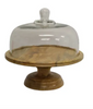 Ploughmans Board with Glass Dome on Stand. Ploughmans Board with Glass Dome on Stand.