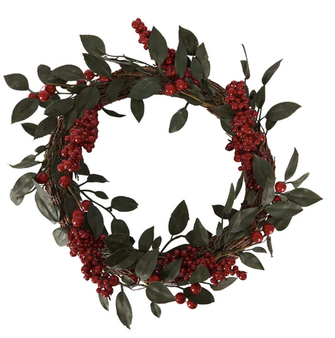 Mindi Red Berry Wreath