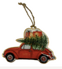 Ruby Star Trader Metal Xmas Ornaments -  Christmas VW's