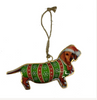 Metal Christmas Ornaments - Christmas Dachshunds Metal Christmas Ornaments - Christmas Dachshunds
