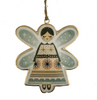 Ruby Star Traders Metal Xmas Ornaments - Xmas Angels & Doves Ruby Star Traders Metal Xmas Ornaments - Xmas Angels & Doves