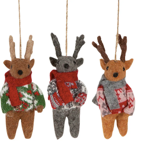Felt Reindeers