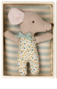 Maileg Sleepy Wakey Mouse - Blue. Maileg Sleepy Wakey Mouse - Blue.