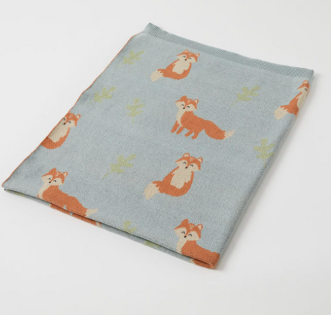 Fox Baby Blanket