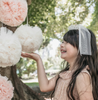 Tulle Hanging Pom Poms Tulle Hanging Pom Poms