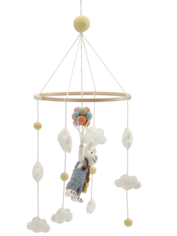 Gry & Sif Mobile Bunny with Balloons - 17813.