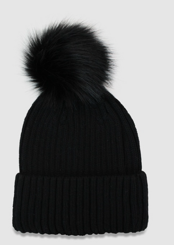 Adults Woollen Pom Pom Beanie