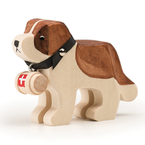 Trauffer Wooden St Bernard Dog Large