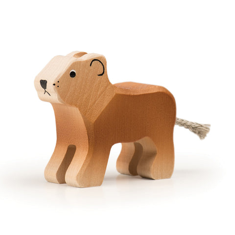 Trauffer Wooden Lion Cub