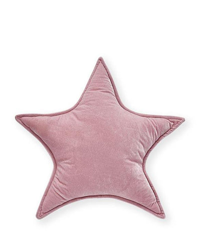 Velvet Star Cushion - Pink