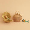Ollie Ella Rattan Shell Bag Ollie Ella Rattan Shell Bag