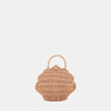 Ollie Ella Rattan Shell Bag Ollie Ella Rattan Shell Bag
