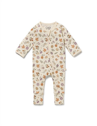 Wilson & Frenchy Maple Glow Zipsuit with Feet
