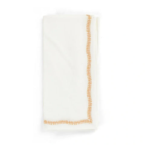 Cotton Napkin - Embroidered Border