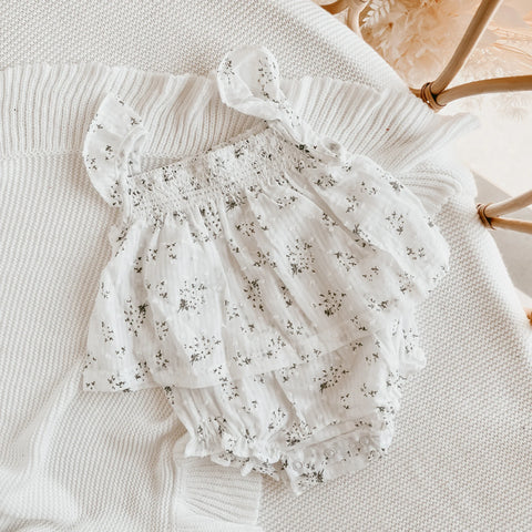 Daisy Broderie Romper