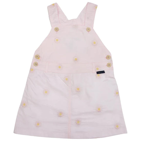 Flower Embroidered Pinafore