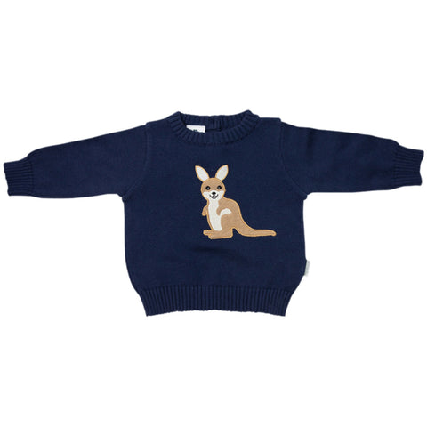 Korango Aussie Bush Kangaroo Knit Sweater.