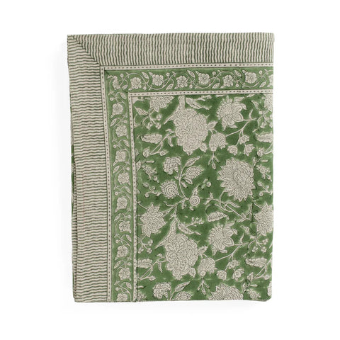 Indian Rose Linen Tablecloth