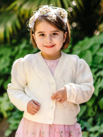 Fleur Harris Mellow Cardigan - Snow