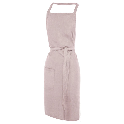 Linen Halter Apron - Fig