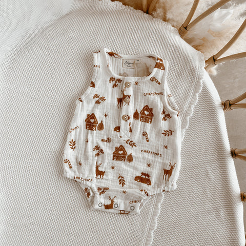 Holly Village Romper