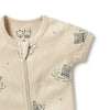 Little Bear Organic Boyleg Zipsuit