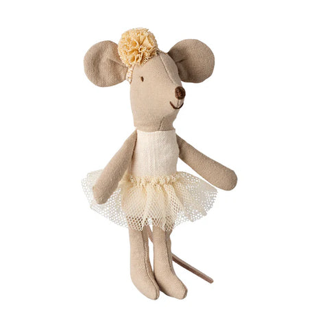 Maileg Ballerina Mouse - Little Sister off-white