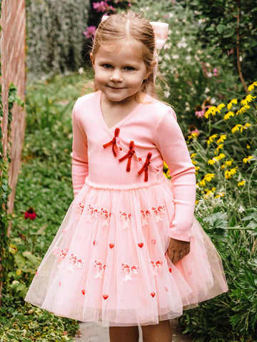 Fleur Harris Bow Tutu Dress - Pink