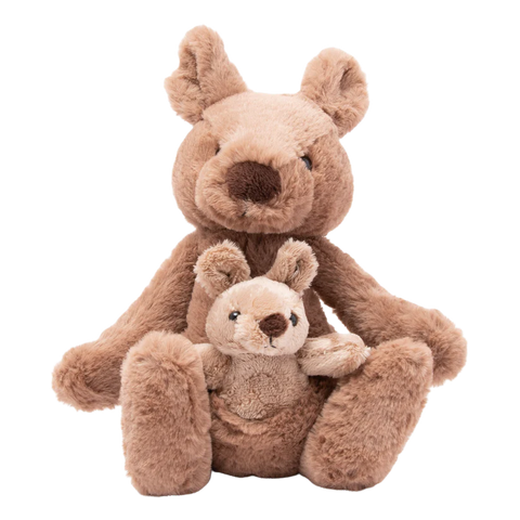 Plush Koko the Kangaroo and JoJo Baby