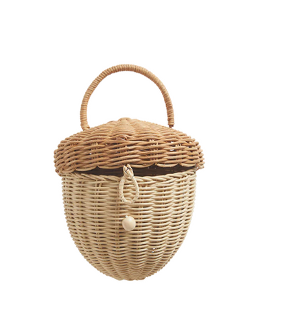 Rattan Acorn Basket
