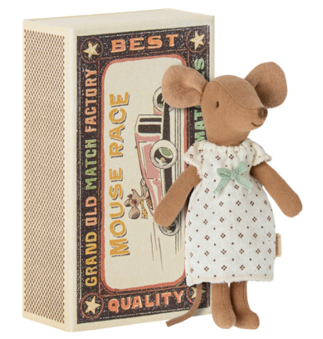 Maileg Brown Mouse in Box 2023.