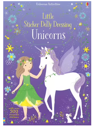 Book -Little Sticker Dolly Dressing Unicorns Activity Book