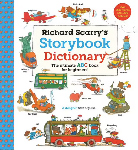 Books- Richard Scarry's Storybook Dictionary.