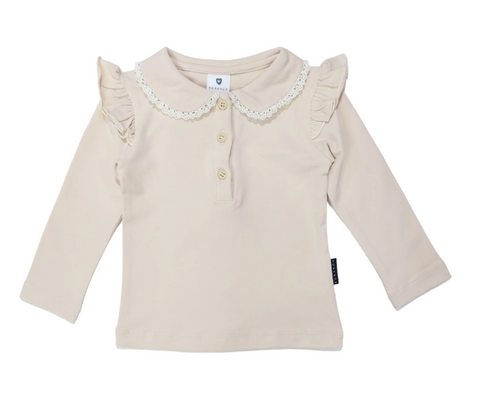 Korango Collared Frill Top