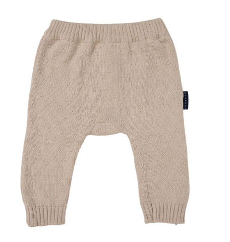 Korango Textured Knit Legging-Tapioca.