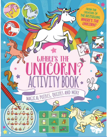Book - Where's the Unicorn Activity Book.