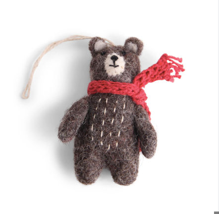 Gry & Sif Mini Felt Bear.