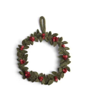 Gry & Sif  Christmas Wreath with Berries