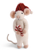 Gry & Sif Small Mouse with Candy Cane.