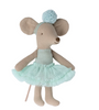 Maileg Ballerina Mouse - Little sister in Merle Suitcase.