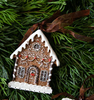 Piped Gingerbread Hanging Decorations.