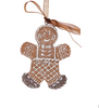 Piped Gingerbread Hanging Decorations.