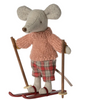 Maileg Winter Mouse on Skis