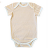 Fibre for Good - Striped Short Sleeve Bodysuit with Contrast Binding - LY068STP.