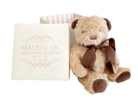 Maud n Lil Boxed Mini Fluffy Teddy Bear.