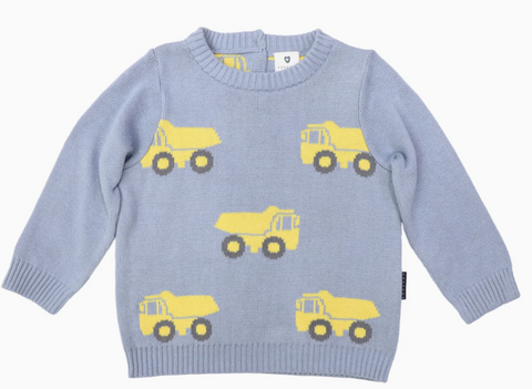 Korango Tip Truck Knit Sweater.