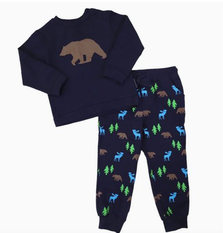 Korango Bear Print Pyjamas
